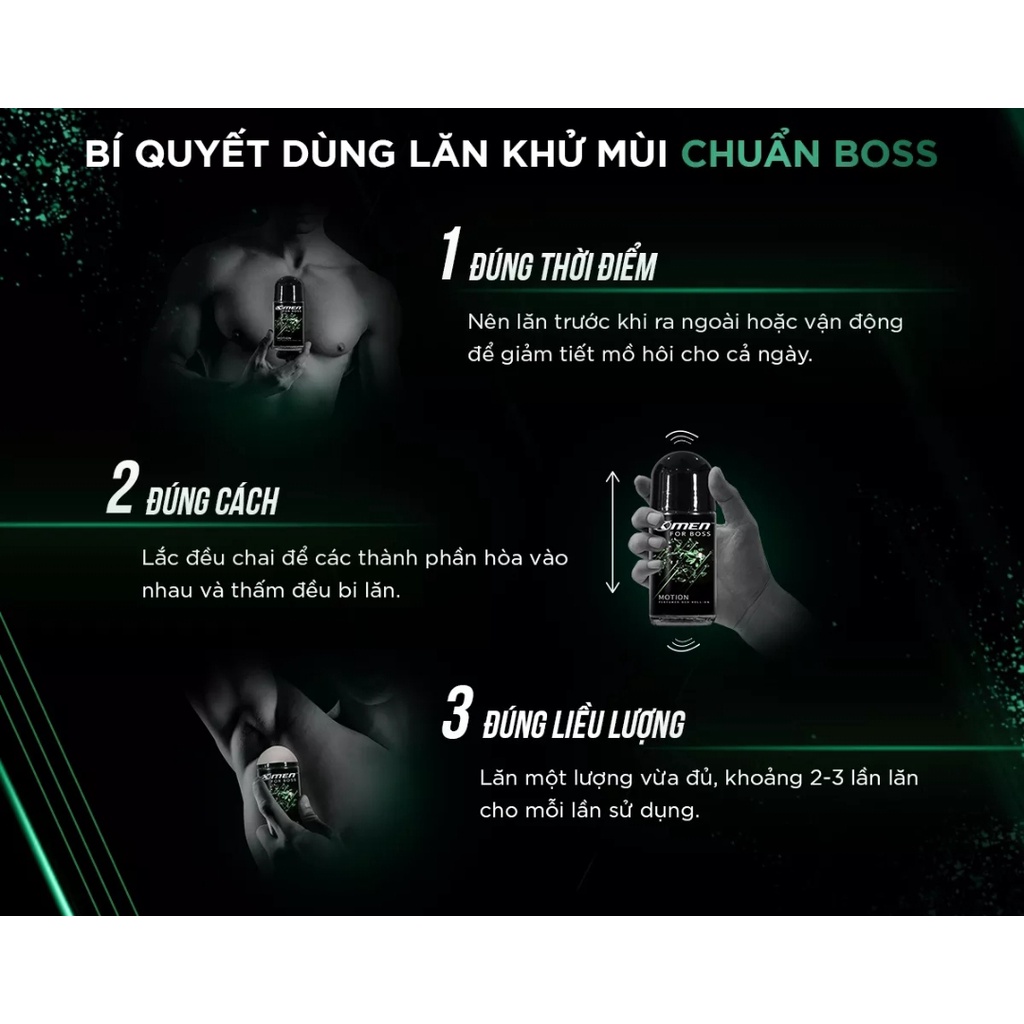 Lăn khử mùi X-men for boss hương Motion 50ml