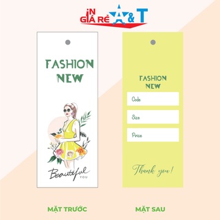 Nhãn mác, THẺ TREO giấy quần áo thời trang cao cấp - 100 cái - Có sẵn-M10