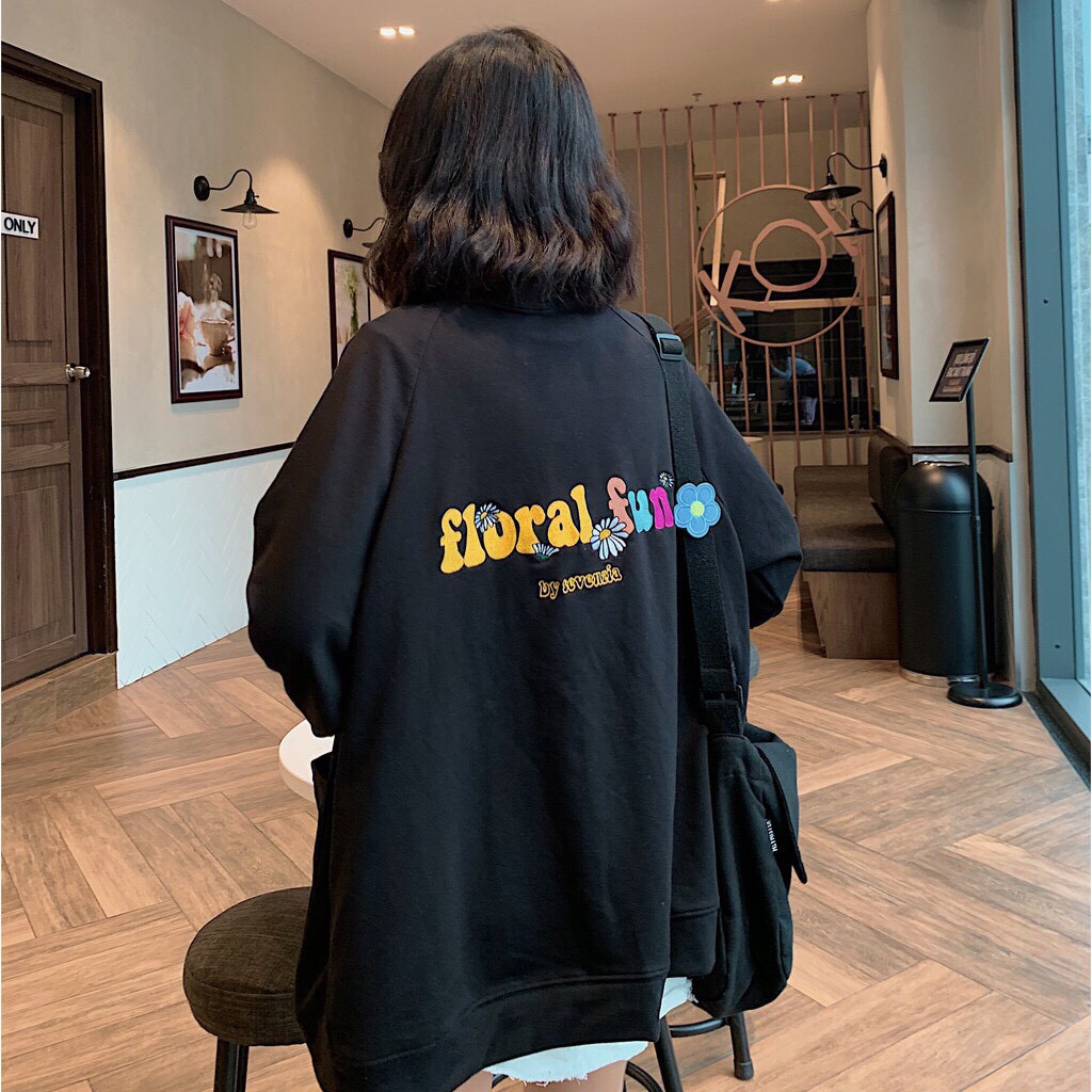 Áo Cardigan FLORAL FUN Thêu Hoa Ulzzang Unisex 1hitshop | BigBuy360 - bigbuy360.vn