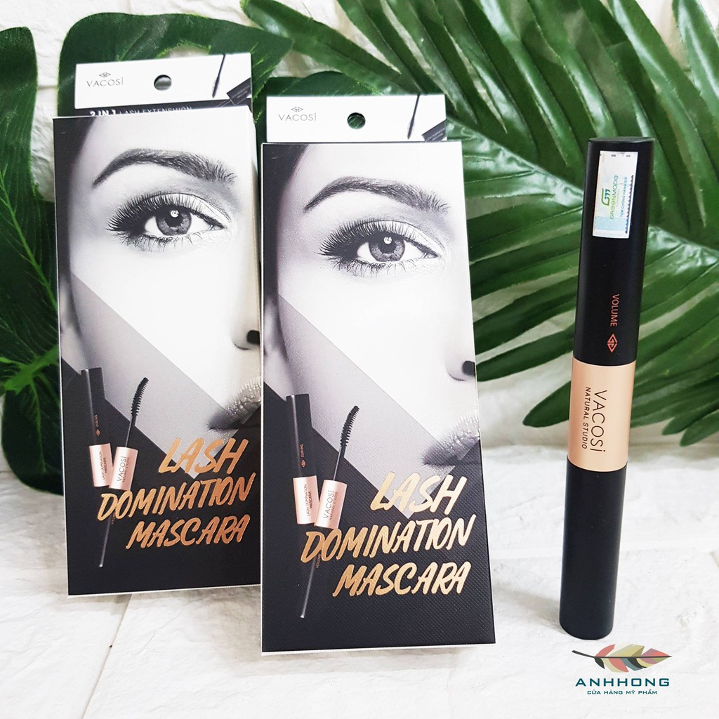 MASCARA làm dài và cong mi VACOSI NATURAL LASH DOMINATION