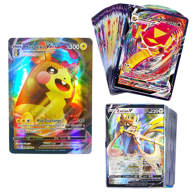 Bộ 120 Thẻ Bài Pokemon Phiên Bản Tiếng Anh 109Gx+11Trainer