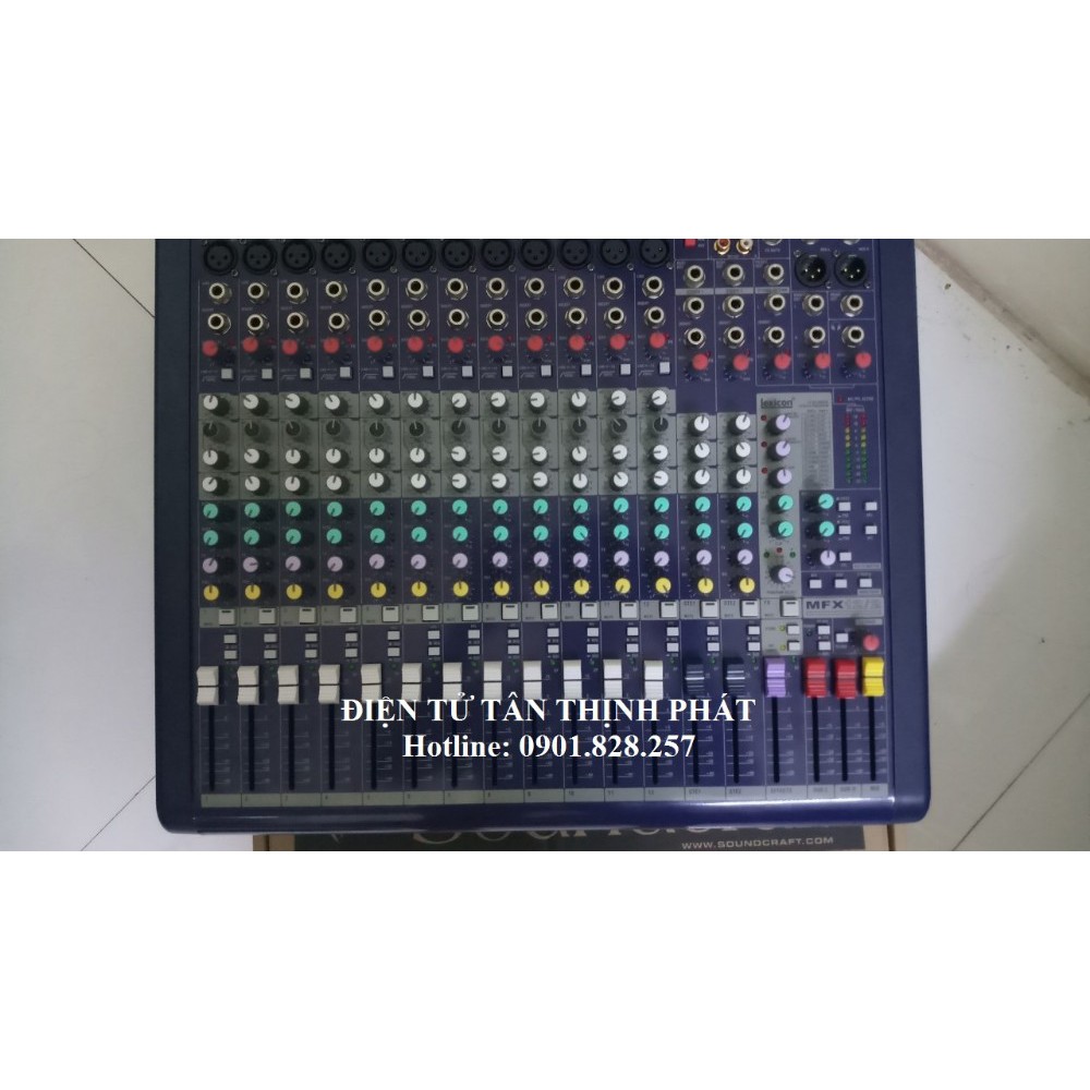 bàn mixer soundcraft mfx12/2 hàng loại 1- mixer soundcraft mfx12/2- mfx12