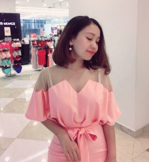 Váy pha ren lưới