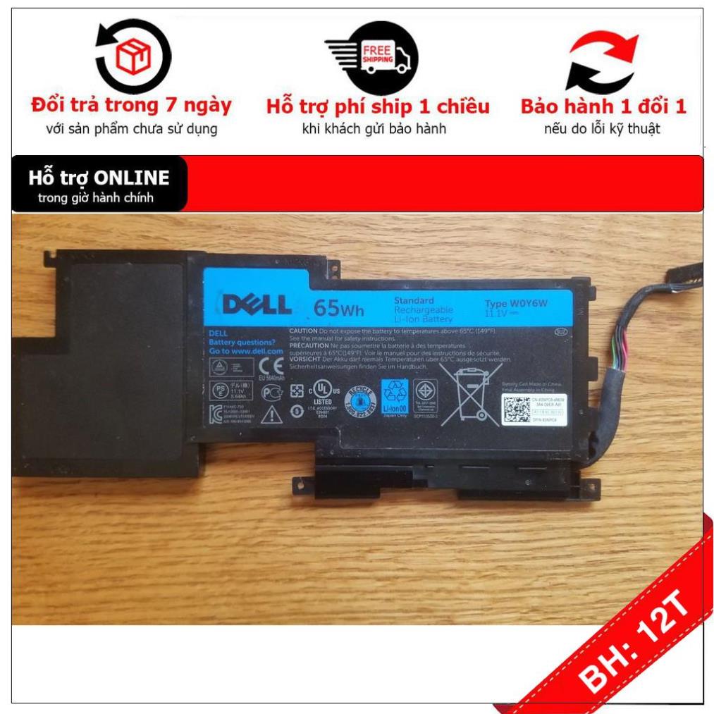 BH12TH . Pin laptop Dell L52 XPS 15-L521X W0Y6W 9F233 3NPC0 Zin