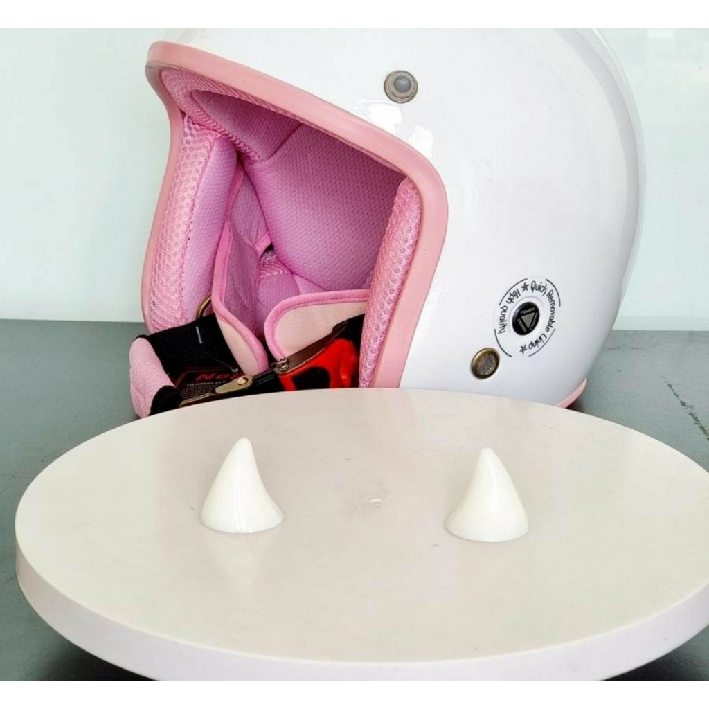 Cặp Sừng Nhỏ Gắn Mũ Bảo Hiểm Siêu Cute - Có Sẵn Keo Dán Nhiều Màu Lựa Chọn