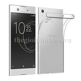 Ốp lưng Sony XA1 silicon dẻo trong suốt ( Loại tốt )