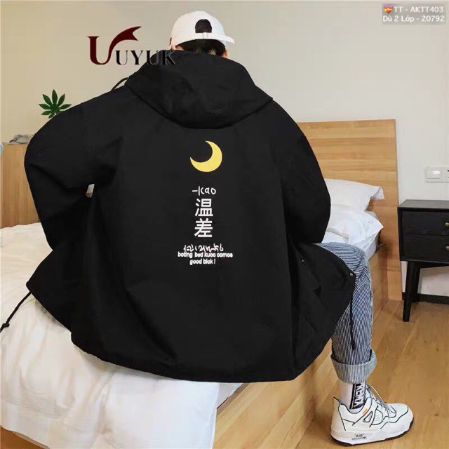 🎆𝐃𝐮̀ 𝟐 𝐋𝐨̛́𝐩🎆 BAC Áo Khoác Dù Mặt Trăng New Hot (Kèm Video, Hình Chụp Thật) | BigBuy360 - bigbuy360.vn