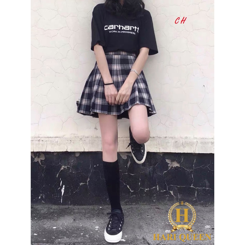 [FREESHIP ĐƠN TỪ 50K] Chân váy xếp ly kèm quần trong COH0620