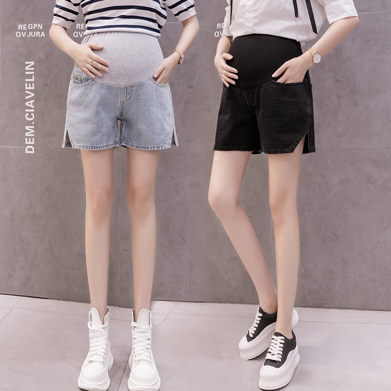 Quần Jean Đùi Bầu Xinh Trẻ Trung Năng Động Q0300