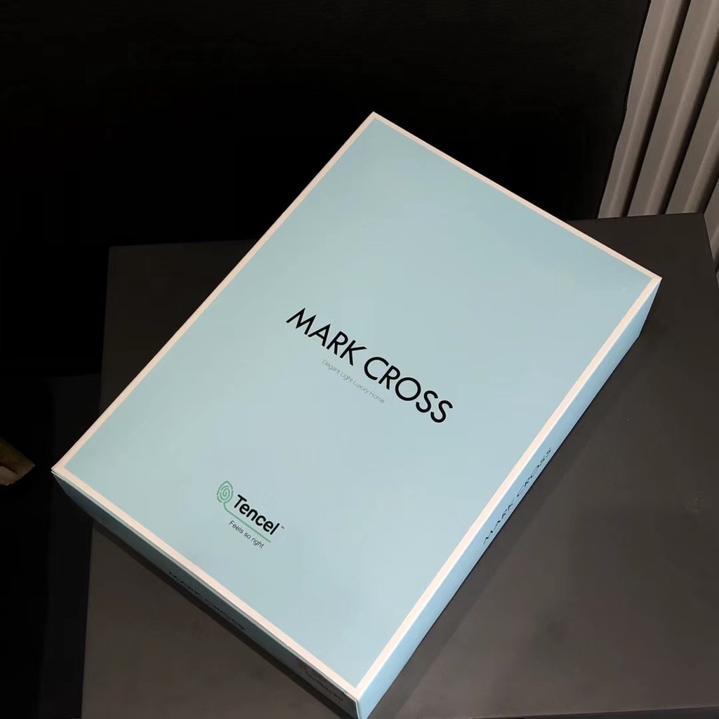 Set Chăn Ga Lụa TENCEL MARKCROSS họa tiết Cristian DIO 2023 - LUXBED