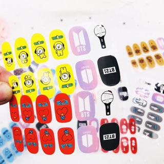 Dán móng tay BT21 BLACKPINK