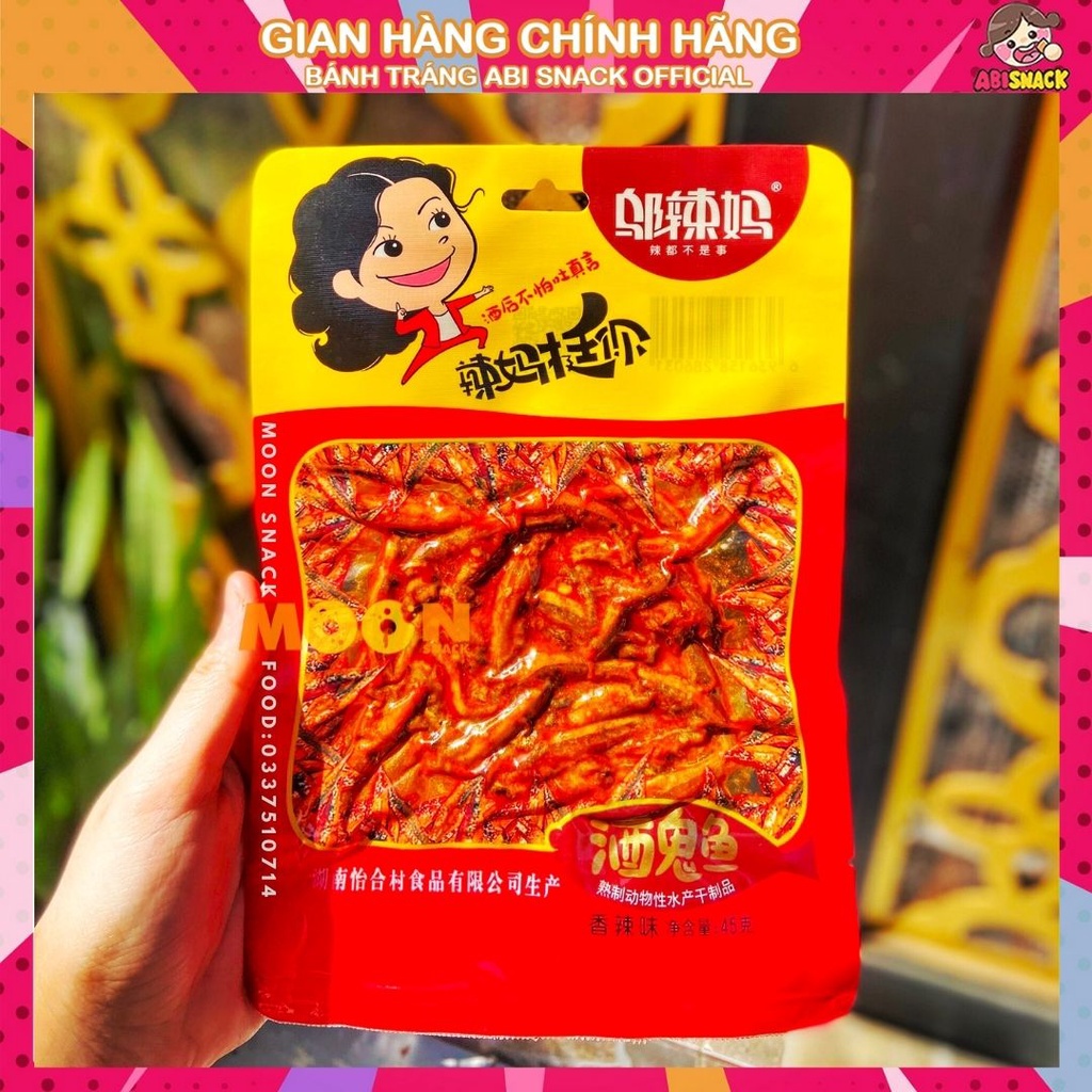 Thịt Chay Xiên Que/Bò viên chay thịt chay/thịt cừu chay/cá chay/gân bò chay Xiên que các loại Cô Gái Wu cay Mom gói 85g/