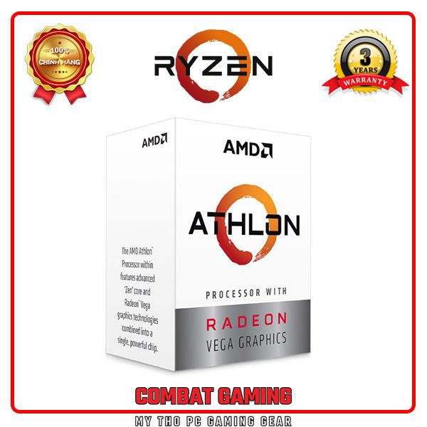 Bộ Vi Xử Lý CPU AMD Athlon 3000G Box Chính Hãng