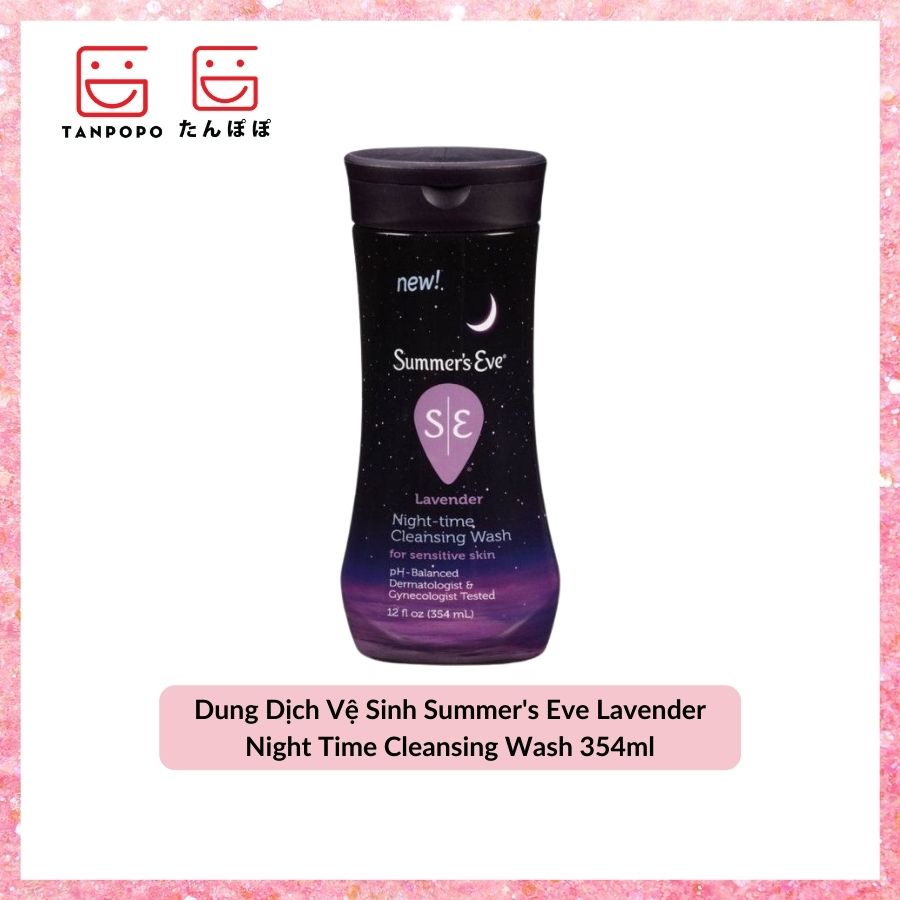 [Có sẵn] [Chính hãng] Dung Dịch Vệ Sinh Summer's Eve Lavender Night Time Cleansing Wash 354ml