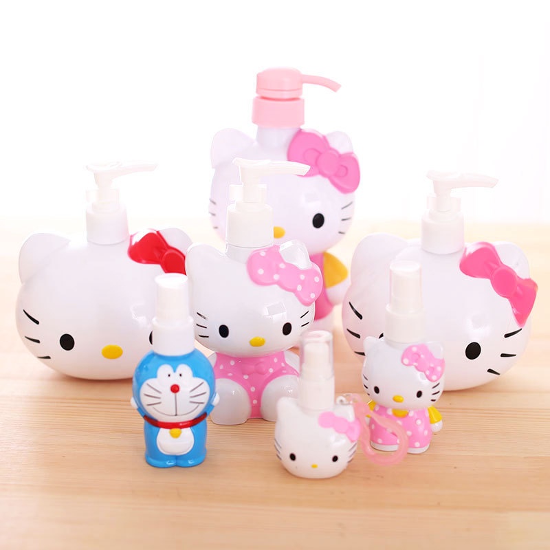 Bình Đựng Dầu Gội / Sữa Tắm / Sữa Dưỡng Thể / Nước Rửa Tay Dạng Ấn Kiểu Dáng Dễ Thương Mang Theo Du Lịch Tiện Lợi