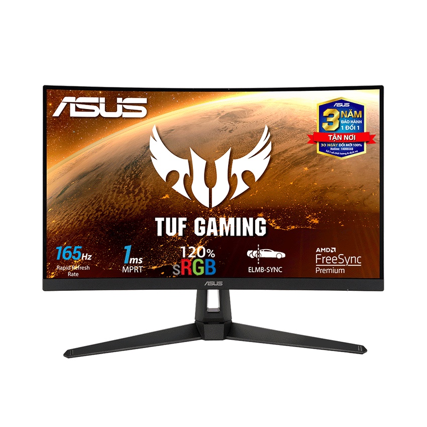 Màn hình Asus VG27VH1B (27inch/FHD/VA/144Hz/1ms/250nits/HDMI+DSub+Audio)