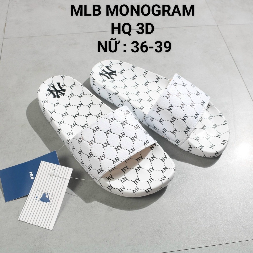 Dép Nữ Quai Ngang NY-Monogram Multicolor bản mới 2022