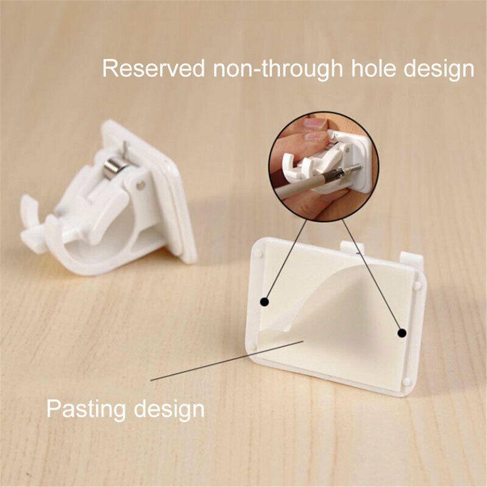 Set 2 Kẹp Treo Rèm Cửa Không Cần Khoan Lỗ