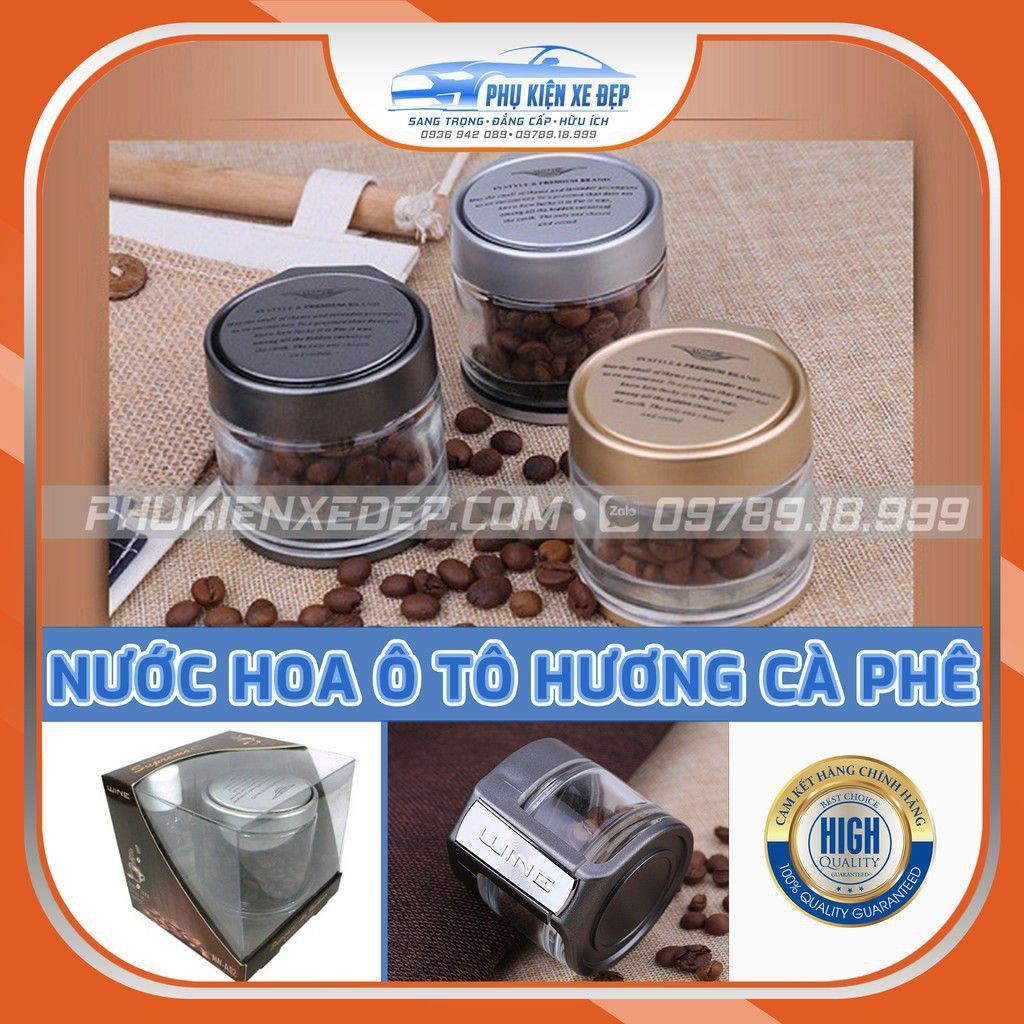 (NHẬP KHẨU HÀN QUỐC) Nước hoa để ô tô - để nhà cửa Hạt Cafe khử mùi - Thơm sang trọng