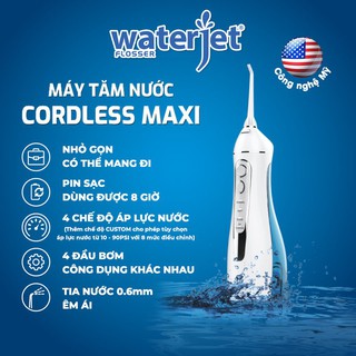 Máy tăm nước du lịch không dây WaterJet Flosser Cordless Maxi