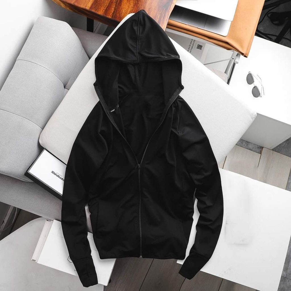 Áo Khoác Thể Thao Thun Lạnh Cao Cấp Chống Nắng Nam,Nữ Form Unisex Xỏ Ngón