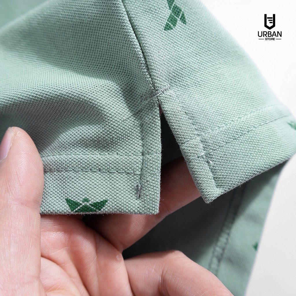 Áo Polo Nam cooPure, Áo Polo Nam 95% Cotton Họa Tiết Origami Printing NO.1825 | BigBuy360 - bigbuy360.vn