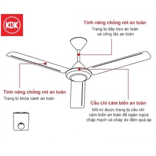Quạt trần KDK M60XG
