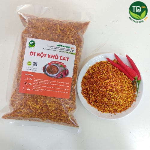 Ớt khô cánh nhỏ siêu cay dùng làm kim chi – 100g