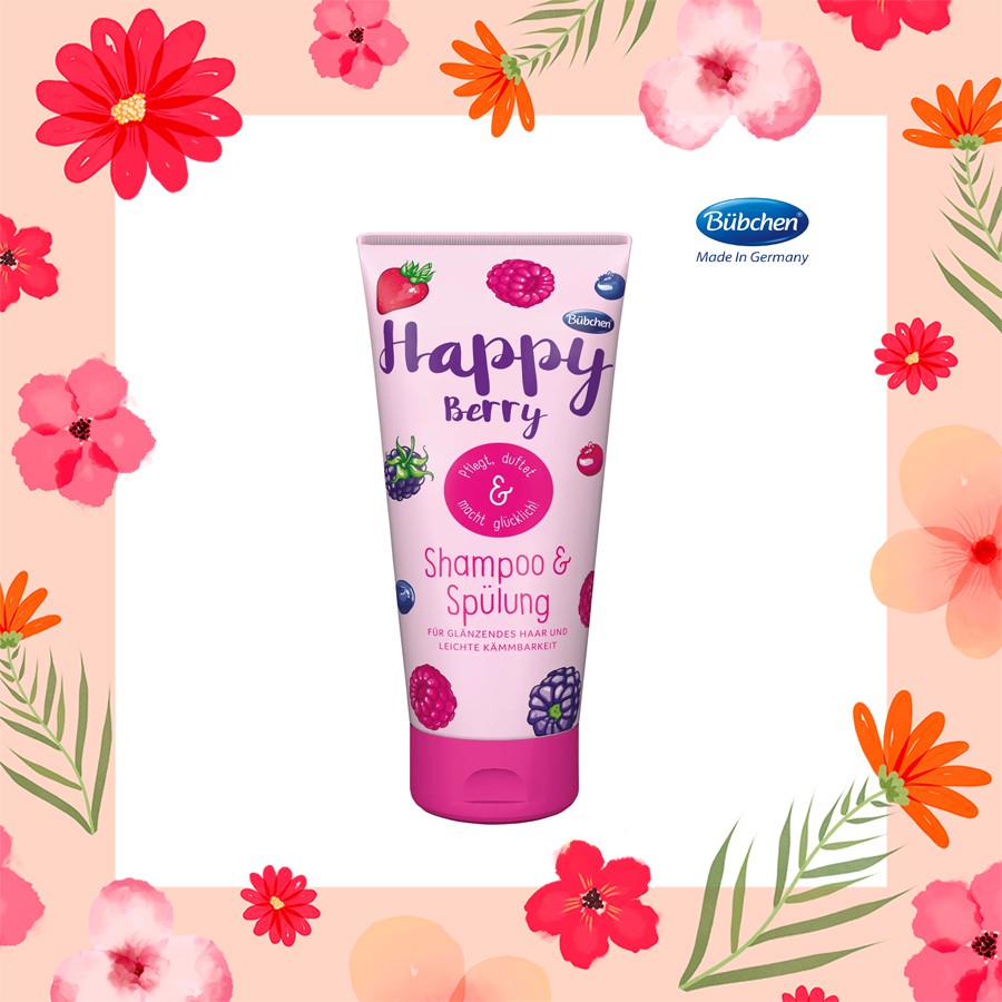 Dầu Gội - Xả Bubchen Happy Berry ( Dành cho bé từ 5 tuổi )