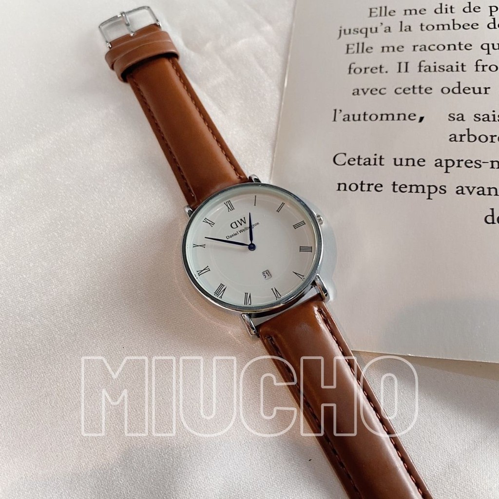 [Mã FAMAYFA2 giảm 10K đơn 50K] Đồng hồ đôi thời trang dây da DH156 Miucho | BigBuy360 - bigbuy360.vn