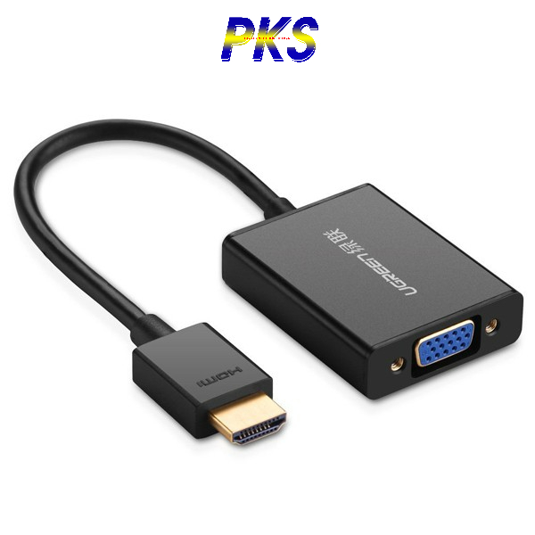 Cáp chuyển HDMI sang VGA có Audio Ugreen 40233