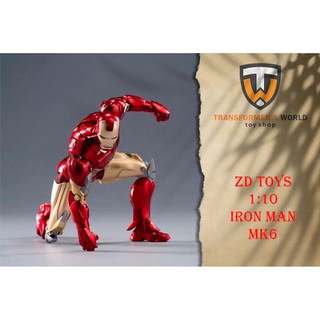 Mô hình ZDToys Iron Man Mark VI (MK6) Tỉ lệ 1:10