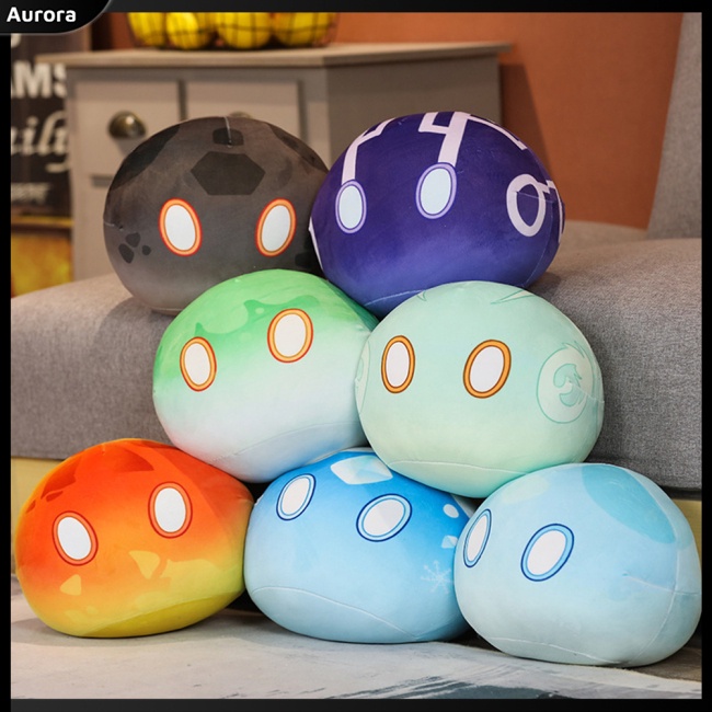Thú Nhồi Bông Hình Nhân Vật Hoạt Hình Aurora Genshin Va Chạm Slime