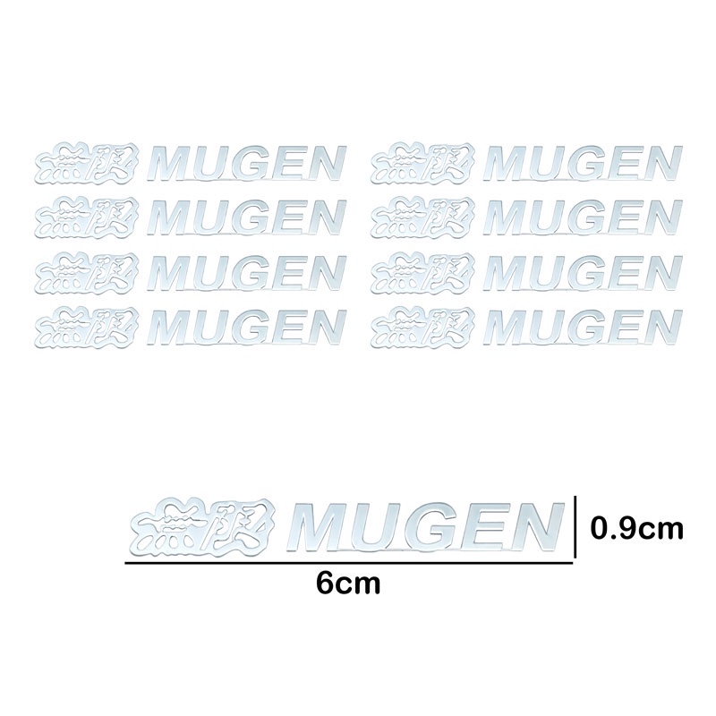 Miếng Dán Trang Trí Xe Hơi Bằng Kim Loại Cho Honda Mugen Power Accord Odyssey JAZZ CRV