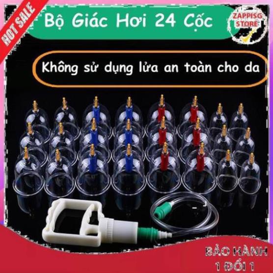 Bảo hành uy tín [SỈ LẺ HÀNG LOẠI 1 ]  Giác Hơi không dùng lửa 24 cốc z