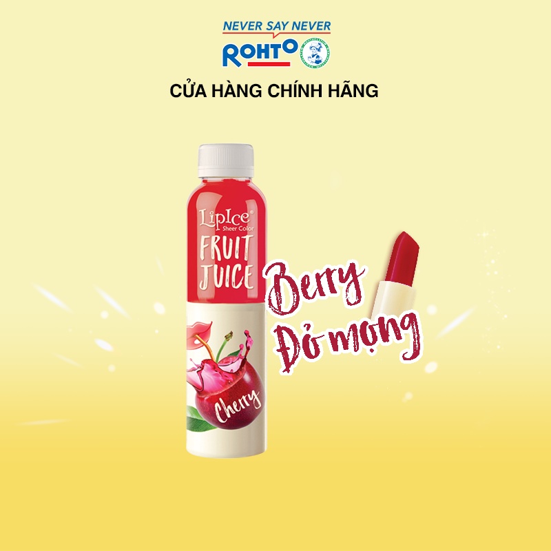 Son dưỡng có màu Lipice Sheer Color Fruit Juice 4g