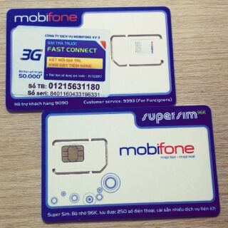 (Sốc) Sim 4G Mobifone 19Gb tặng kèm que chọt sim.