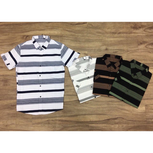 Áo sơ mi nam sọc ngang