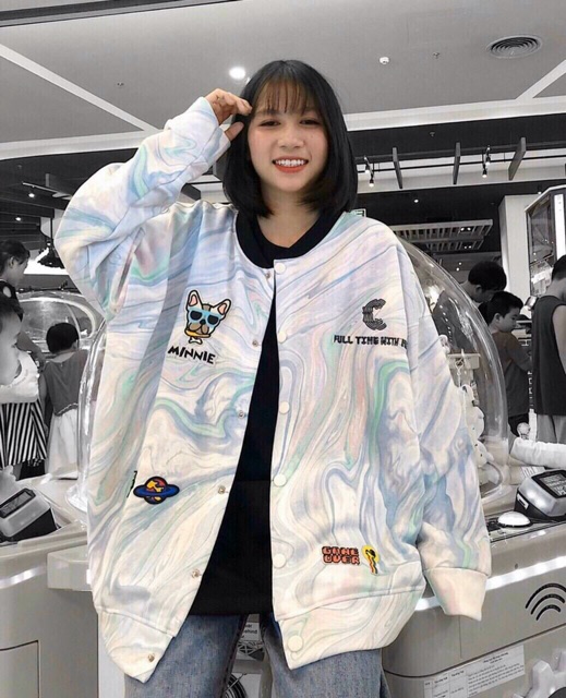 Áo khoác nỉ cardigan ulzzang