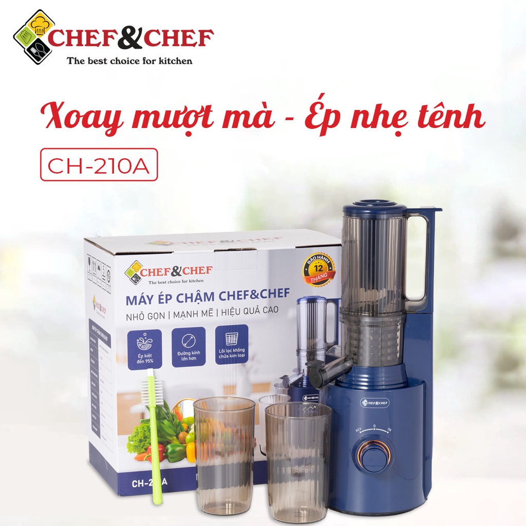 Máy ép chậm cao cấp CHEF&CHEF mã CH-210A.