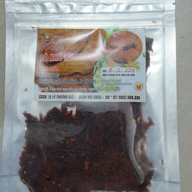 Bò khô miếng nhà làm