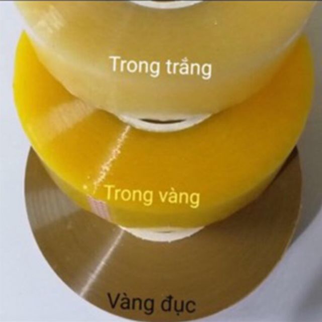 Băng dính gói hàng loại 0,5kg, bản to 5cm