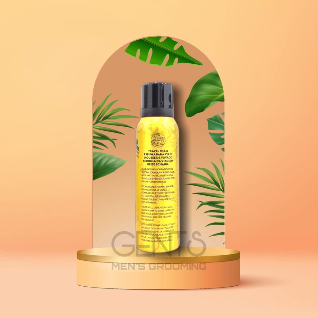 Sữa tắm, dầu gội xả, bọt cạo râu 4in1 cho nam 18.21 Man Made Carry-On Travel Foam 100ml Sweet Tobacco và Spiced Vanilla