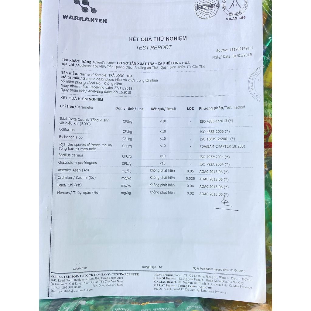 Combo 06 gói  trà sâm dứa Long Hoa gói 70gr . Thơm ngon tinh khiết, hương vị đậm đà thích hợp cho pha trà đá trà đường.