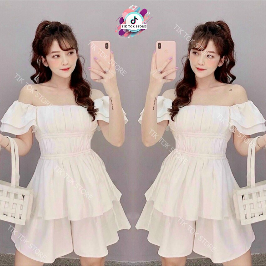 Set xếp ly tay bèo, set đồ nữ đi chơi TIK TOK STORE | BigBuy360 - bigbuy360.vn
