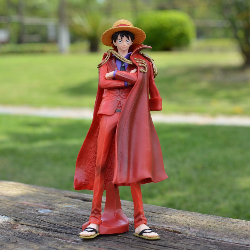 [Mã LIFE0503TOYS giảm 10% đơn 0Đ] (Có sẵn - 25cm) Mô Hình Monkey D Luffy King Of Artist - Áo Choàng Đỏ - Figure OnePiece