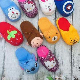 dép bông hình thú cute người lớn