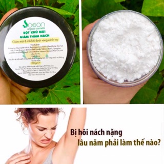 [VUA TRỊ THÂM NÁCH] BỘT TRỊ THÂM NÁCH VÀ KHỬ MÙI HÔI NÁCH