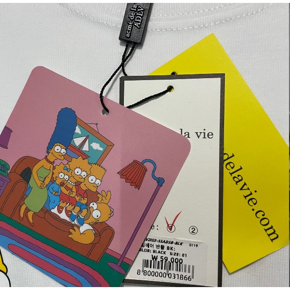 Áo thun ADLV cotton tay ngắn in họa tiết hoạt hình thời trang