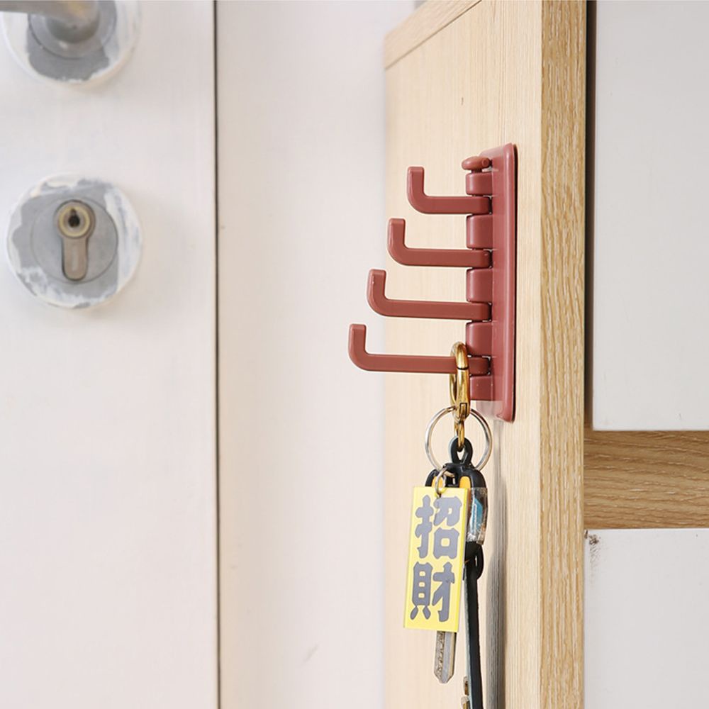 Móc treo đồ bằng nhựa dán tường không để lại dấu vết tiện dụng cho nhà bếp / phòng tắm